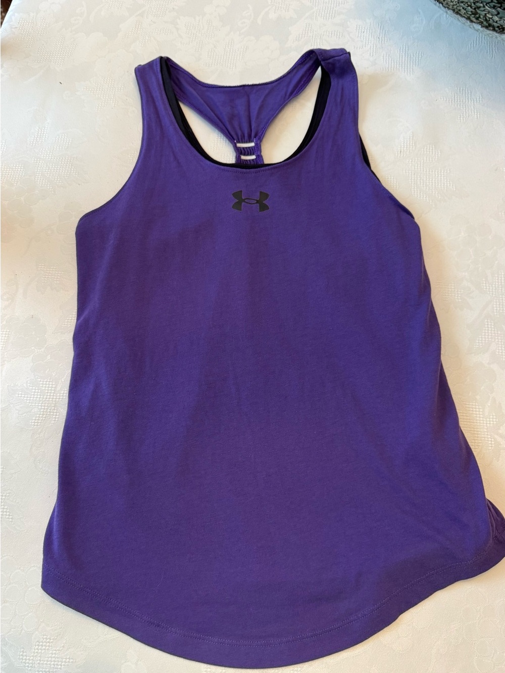 Under Armour Girls Double The Fun Tank Medium
